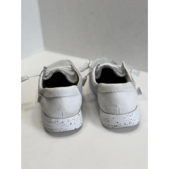 Hey Dude Wendy Sox Women's Stone White Casual Loafers Comfort Slip On Shoe US 7M - Picture 7 of 9